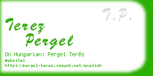 terez pergel business card