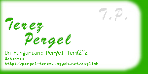 terez pergel business card